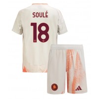 Camisa de Futebol AS Roma Matias Soule #18 Equipamento Secundário Infantil 2024-25 Manga Curta (+ Calças curtas)